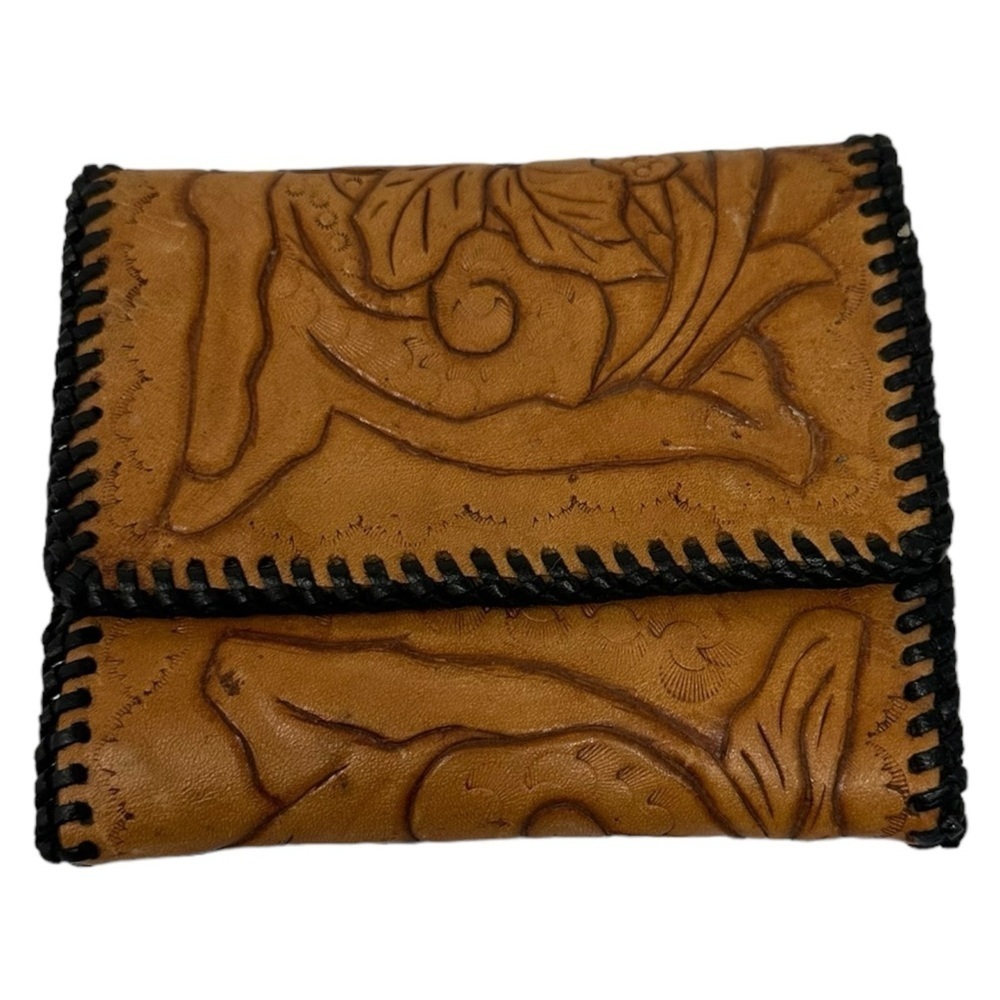 Hand Tooled Leather Wallet